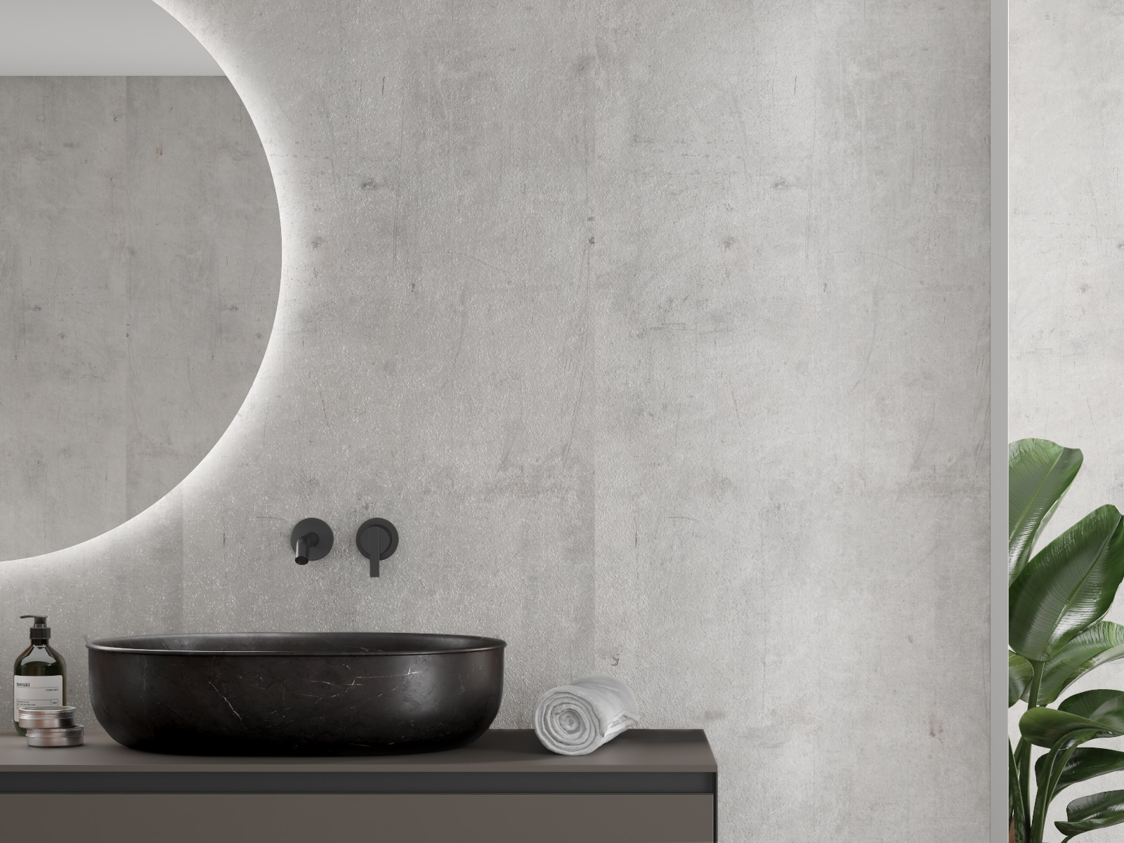 FIBO Lentini Grey bathroom